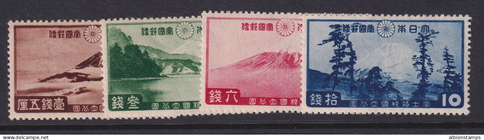 Japan, Scott 223-226, MLH - Nuevos