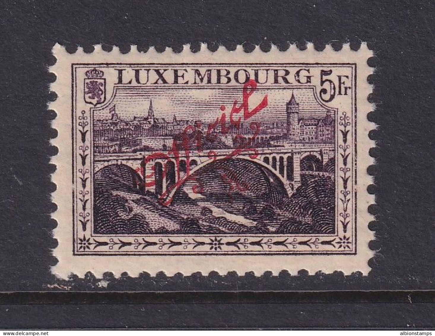 Luxembourg, Scott O135, MNH - Oficiales