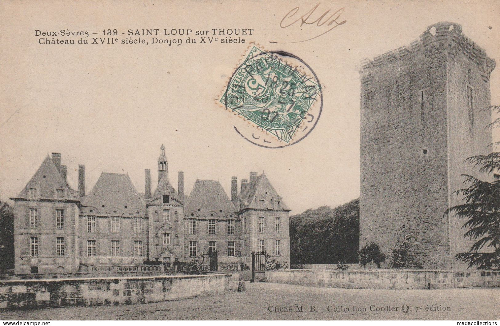 St Loup Sur Thouet (79 - Deux Sèvres) Le Château - Saint Loup Lamaire