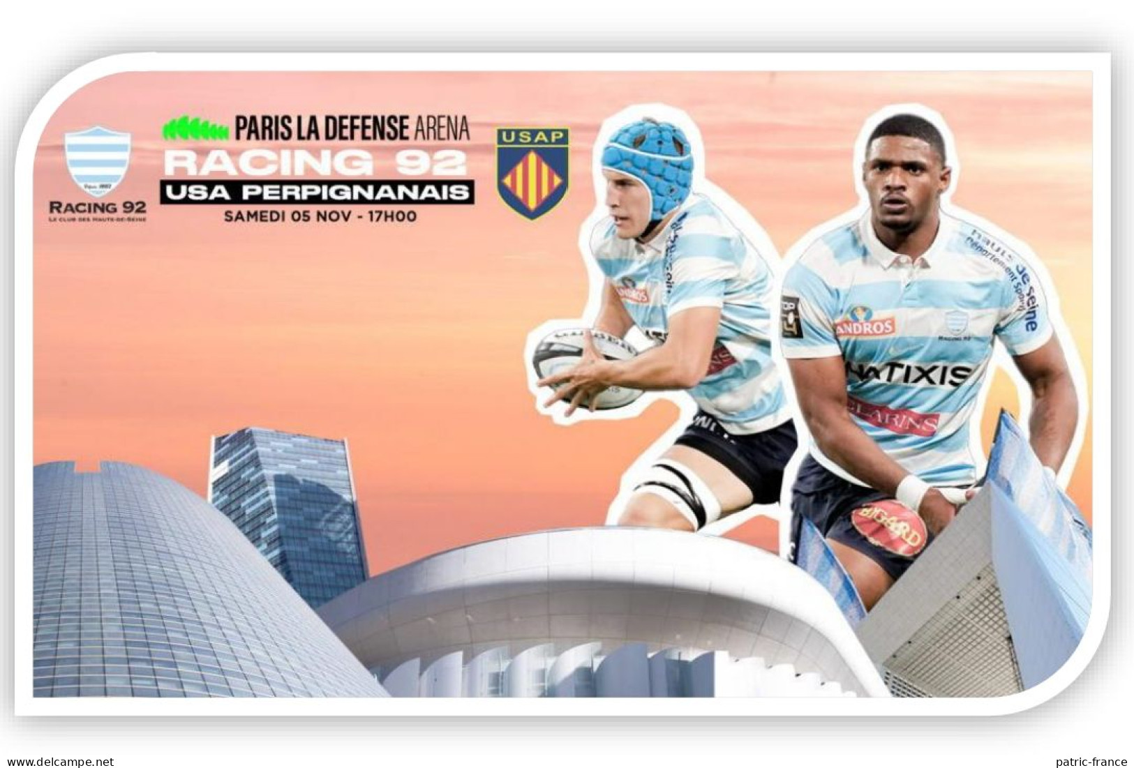 France 2023 - Rugby - 1er Jour Racing Paris - Carte 1 - Rugby