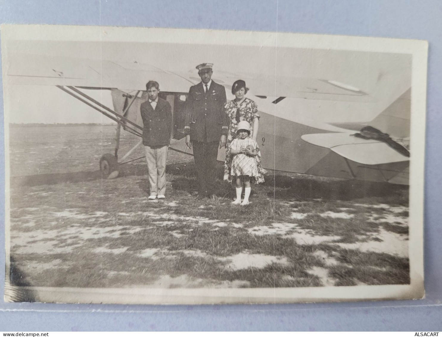 Petite   Photo  Bapteme De L'air De Gerard 1934 - Aviation