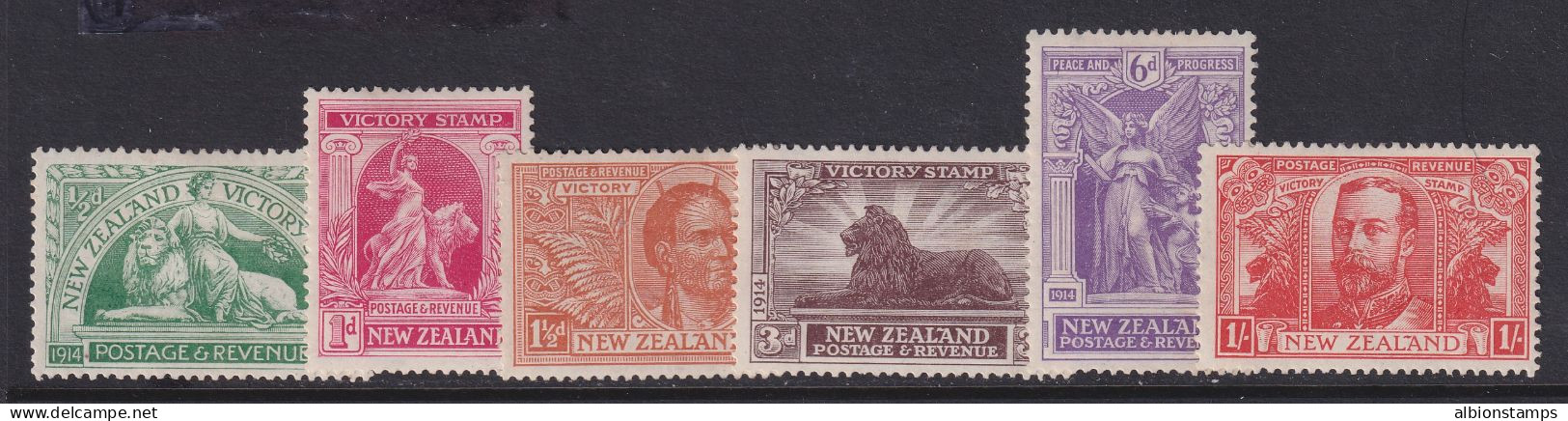New Zealand, Scott 165-170 (SG 453-458), MHR - Ungebraucht