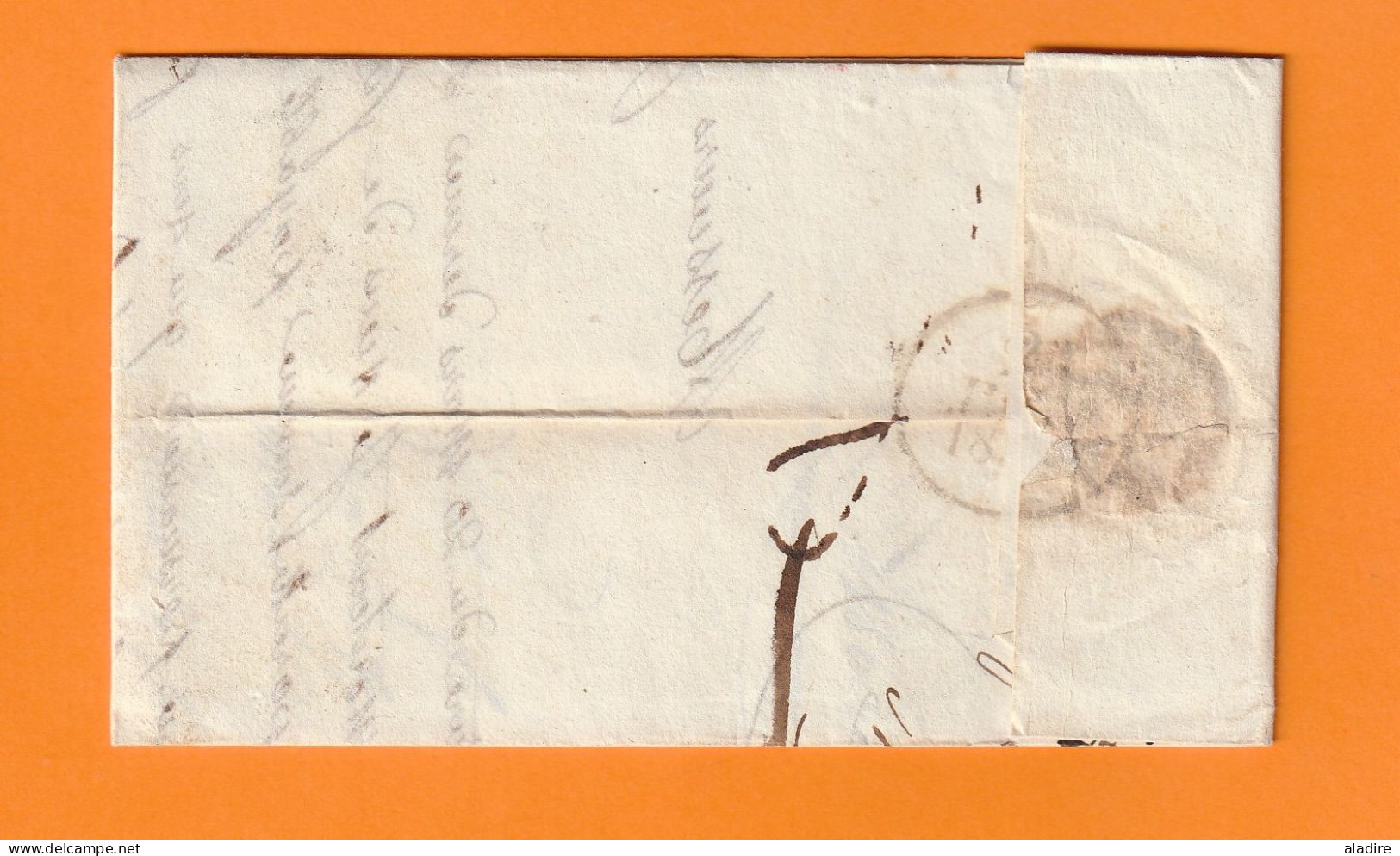 1830 - Marque Postale 70 LA CLAYTTE, Saône Et Loire  Sur Lettre Pliée De Chassigny  Vers ISSOIRE, Puy De Dôme - Taxe 6 - 1801-1848: Vorläufer XIX