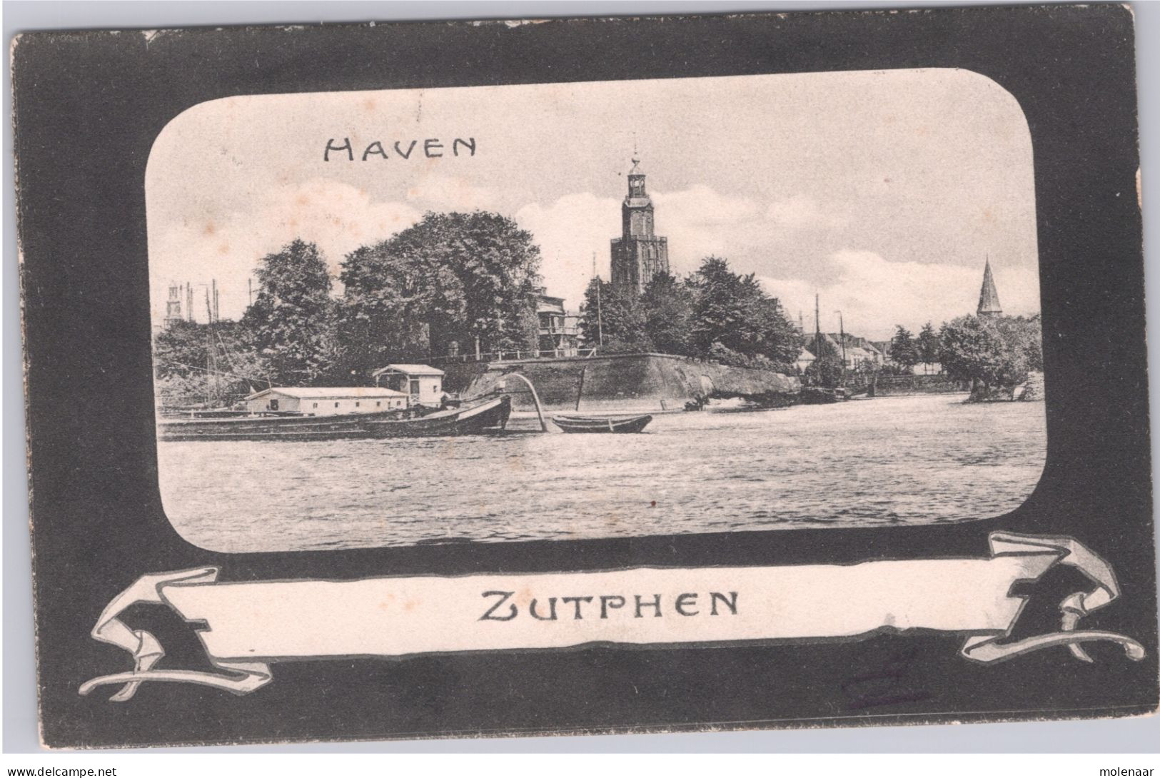 Postkaarten > Europa > Nederland > Gelderland >  Zutphen Haven  Gebruikt 1915 (13518) - Zutphen