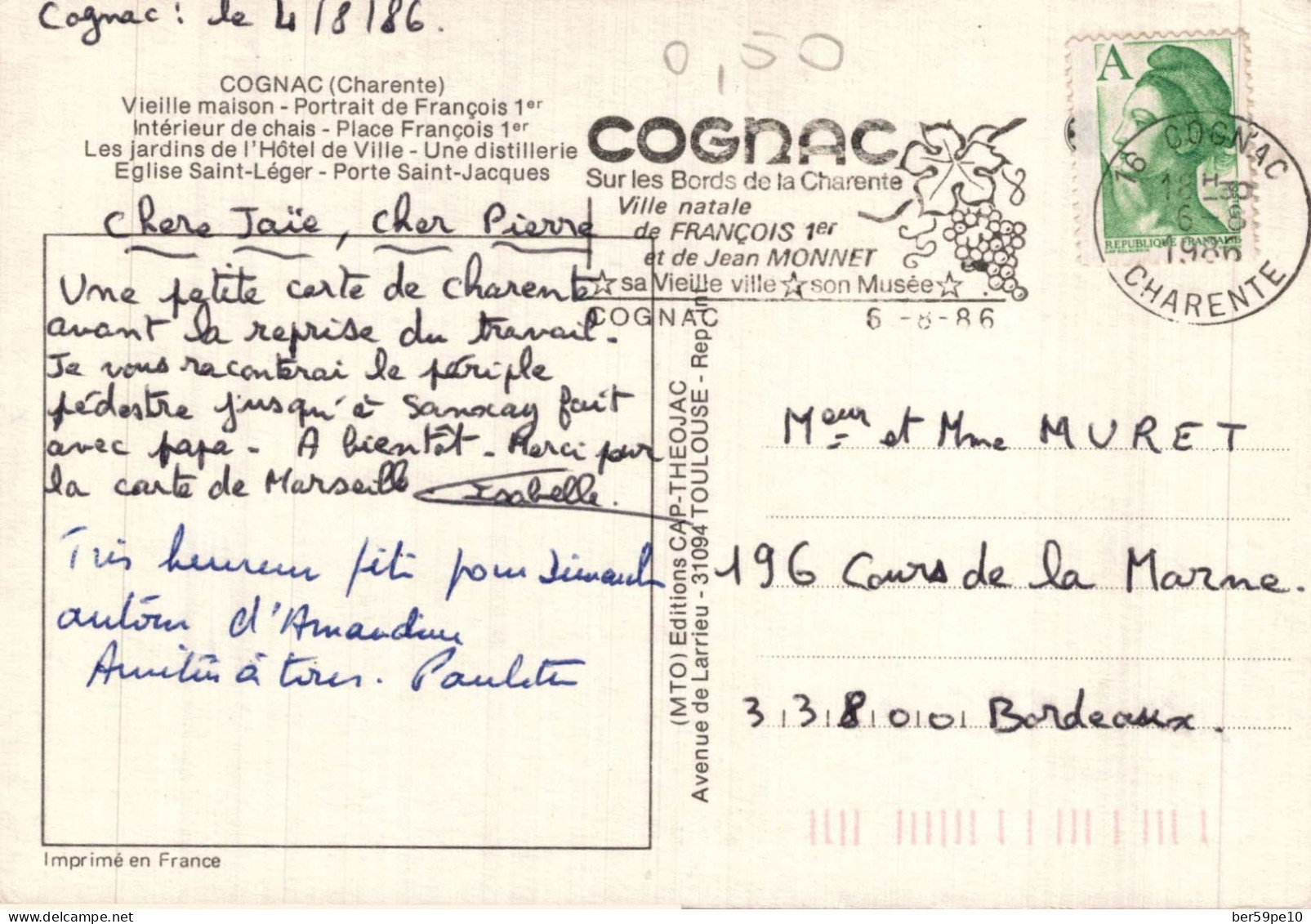 16 CHARENTE COGNAC  MULTI-VUES - Cognac