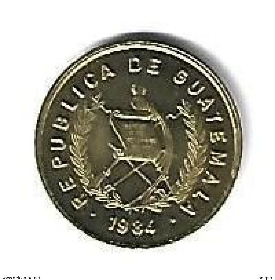 *guatemala 1 Centavo 1984  Km 275.2    Bu - Guatemala