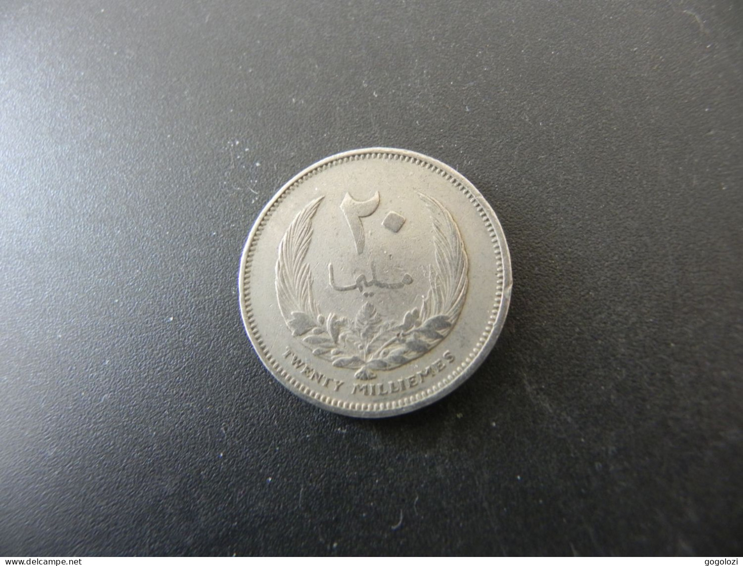 Libya 20 Milliemes 1965 - Libia