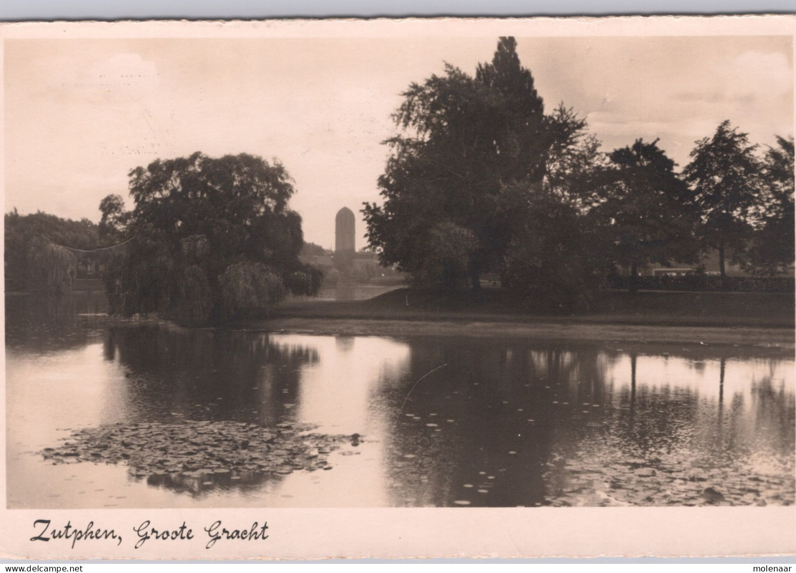 Postkaarten > Europa > Nederland > Gelderland >  Zutphen Groote Gracht Gebruikt 1936 (13526) - Zutphen