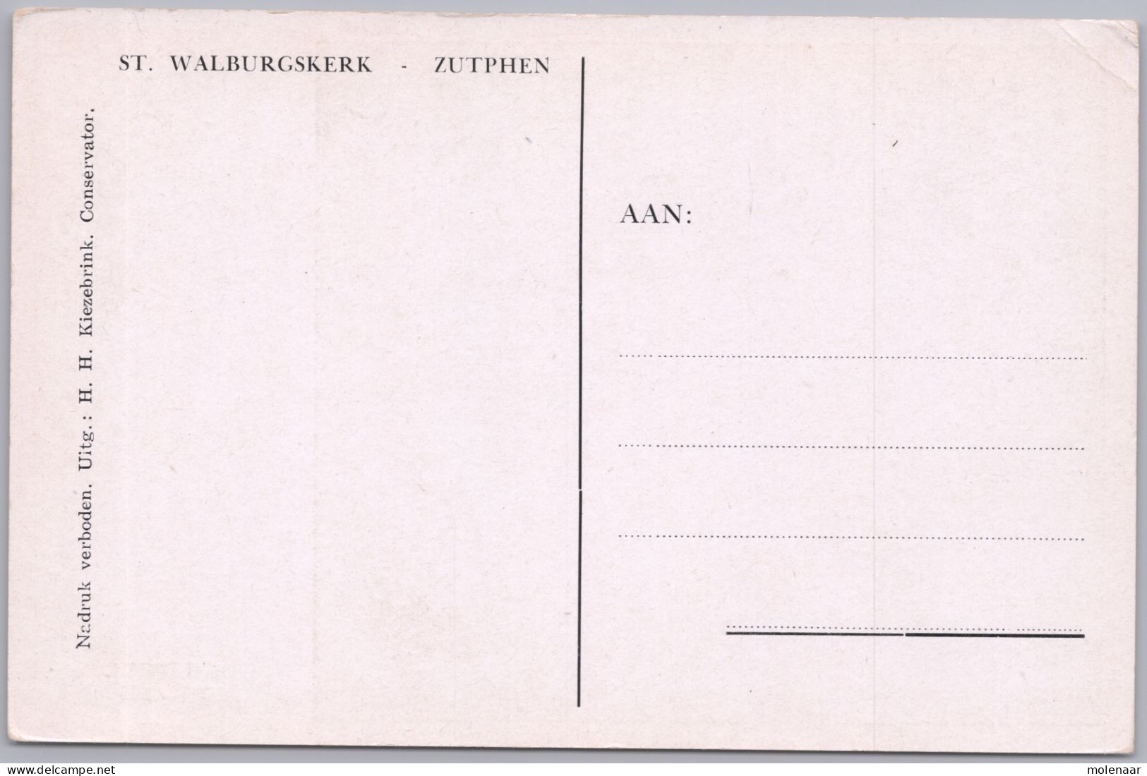 Postkaarten > Europa > Nederland > Gelderland >  Zutphen Librye Gebruikt (13530) - Zutphen