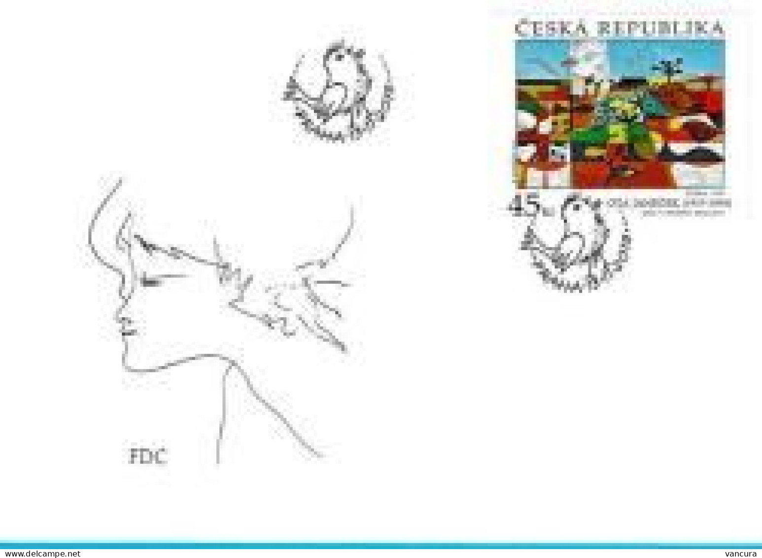 FDC 1054 Czech Republic Ota Janecek, Flora2019 - FDC