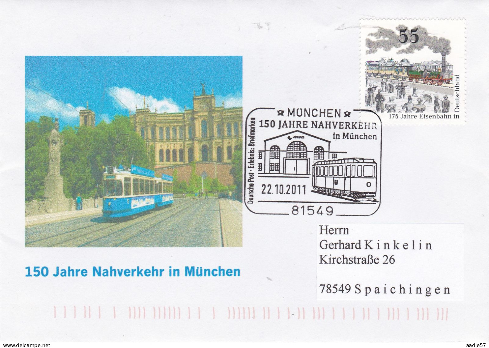 Germany Deutschland  150 Jahre Nahverkehr In München   22-10-2011 - Tram