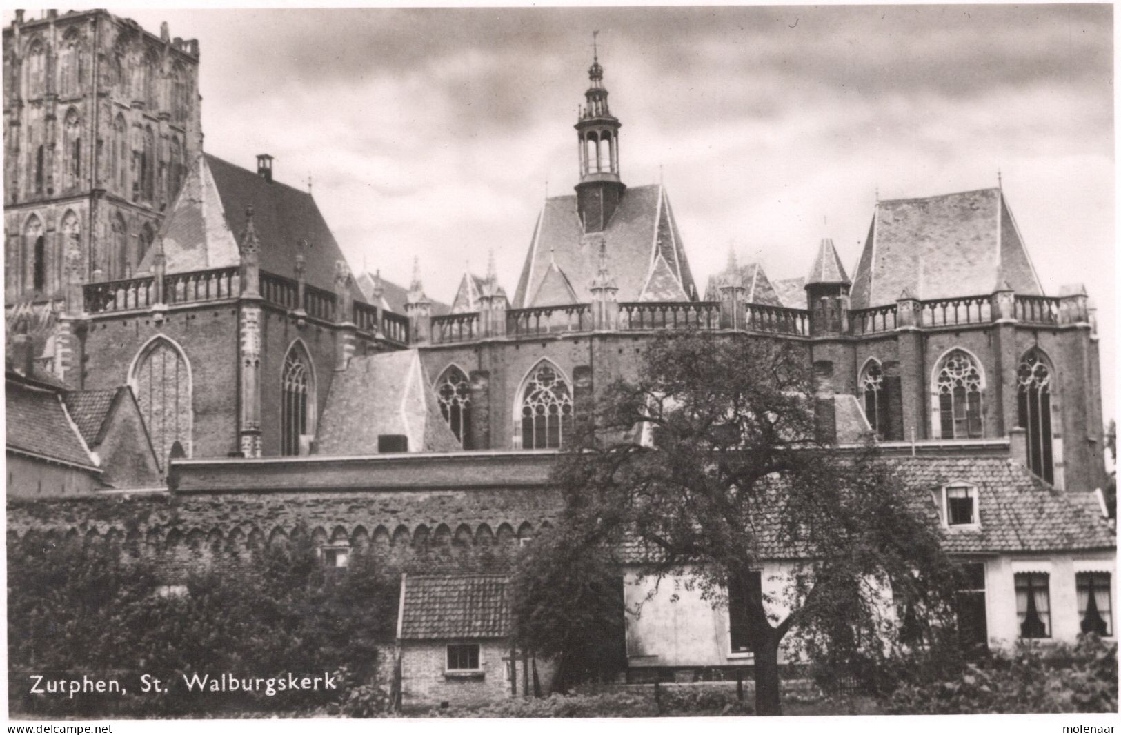 Postkaarten > Europa > Nederland > Gelderland > Zutphen St. Walburgkerk Gebruikt 1949 (13534) - Zutphen