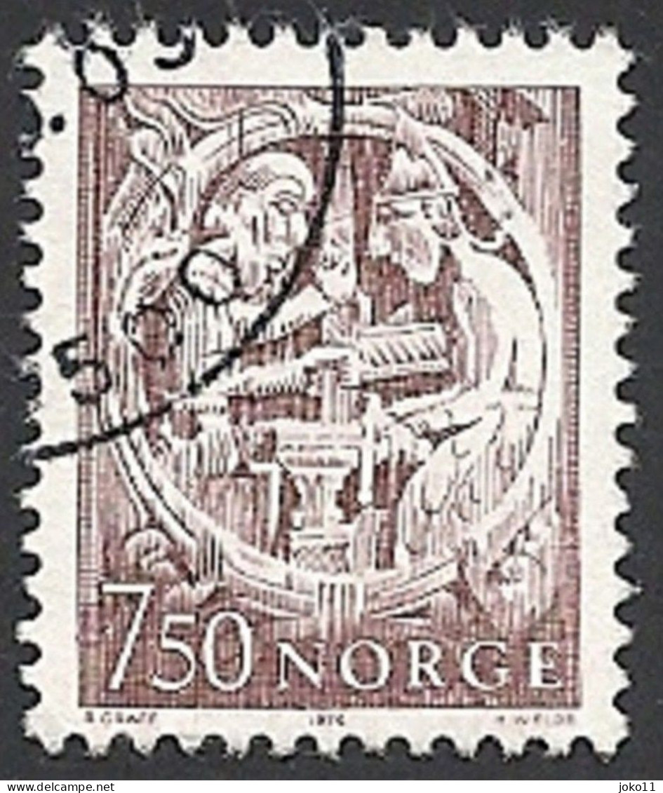 Norwegen, 1976, Mi.-Nr. 718, Gestempelt - Usados