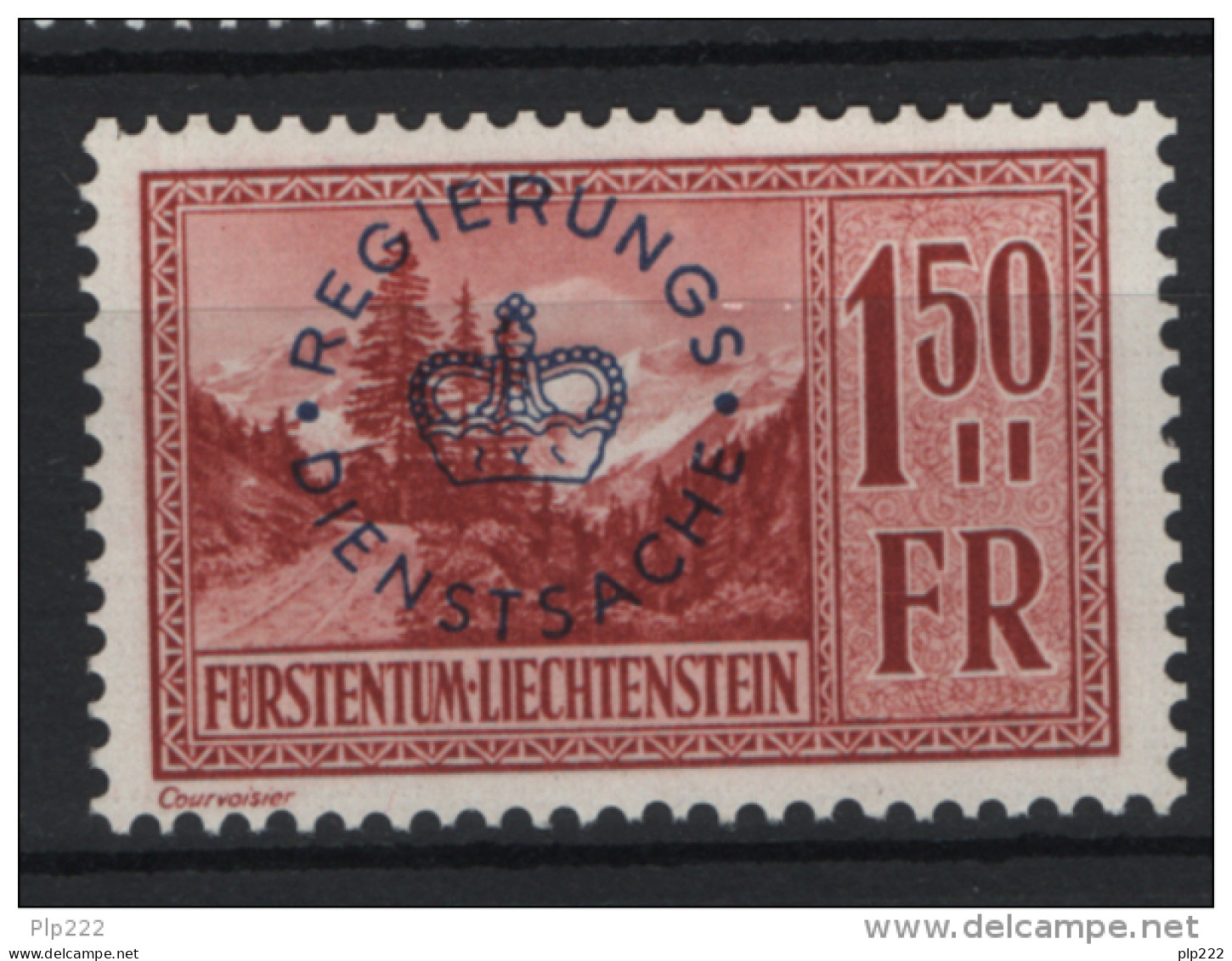 Liechtenstein 1935 Servizio Unif. S.19 **/MNH VF - Servizio