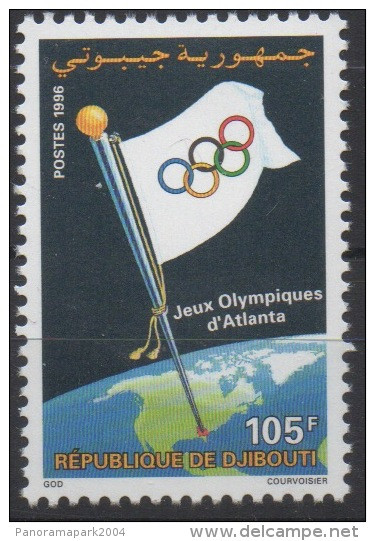 Djibouti Dschibuti 1996 Mi. 624 ** Neuf MNH Jeux Olympiques Olympic Games Olympia JO Atlanta USA  RARE ! - Djibouti (1977-...)