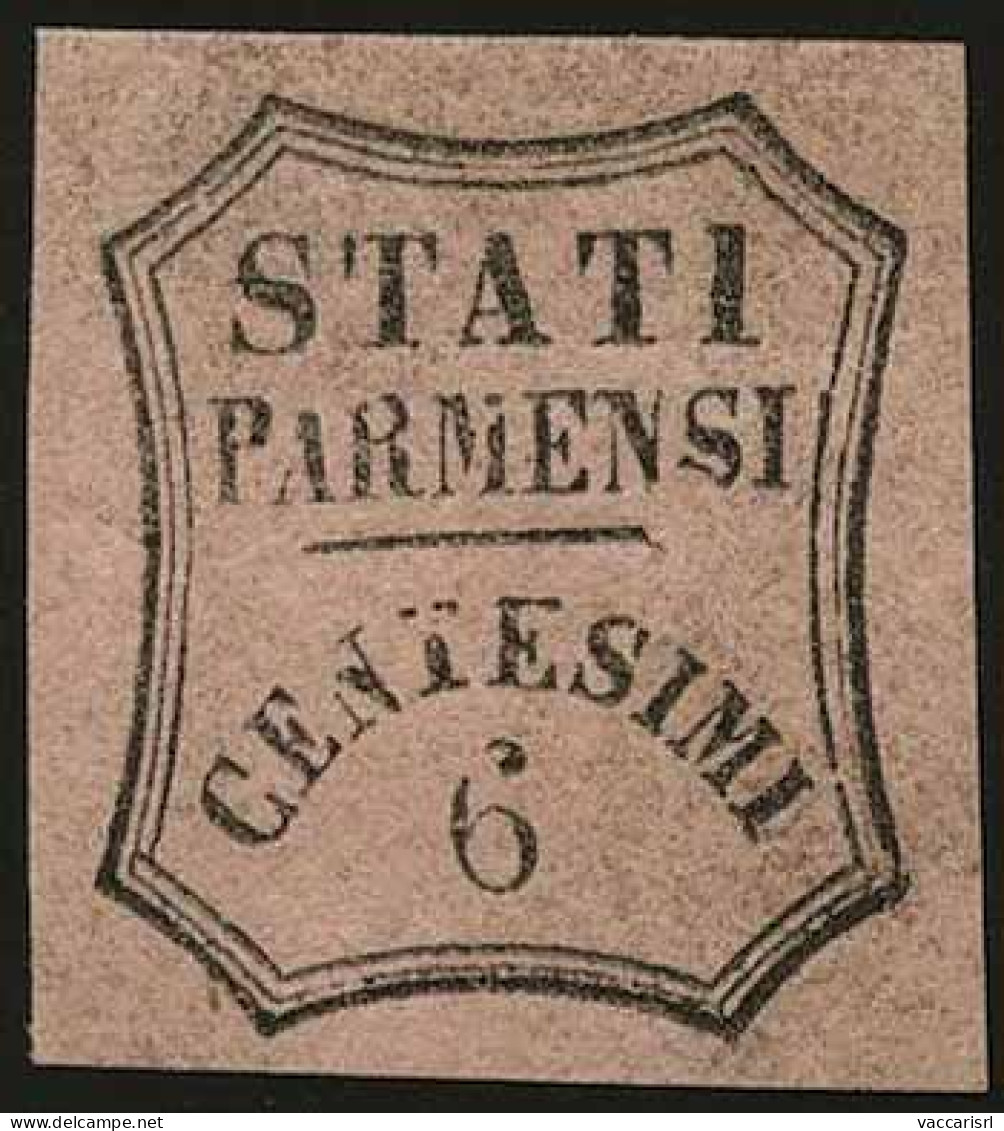 DUCATO DI PARMA - Tipologia: ** - Segnatasse Per Giornali - Non Utilizzato - C.6 Rosa Chiaro N.6SG - Sassone N.1A - M.Ra - Parme