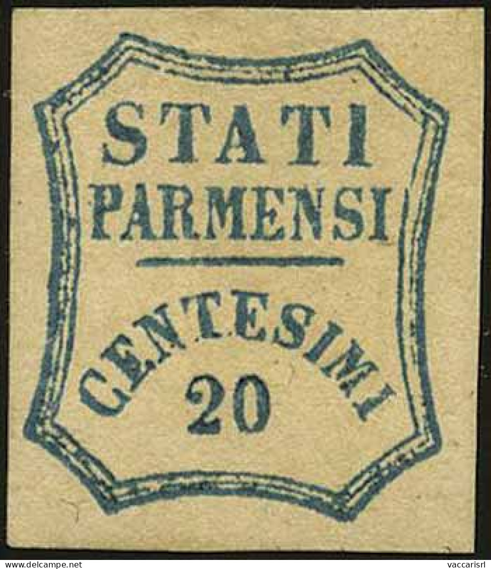 DUCATO DI PARMA - Tipologia: * - G.Provvisorio - C.20 Azzurro N.28 - Sassone N.15 - Em.D. - A.D. - P.V.
Qualit&agrave;:  - Parma
