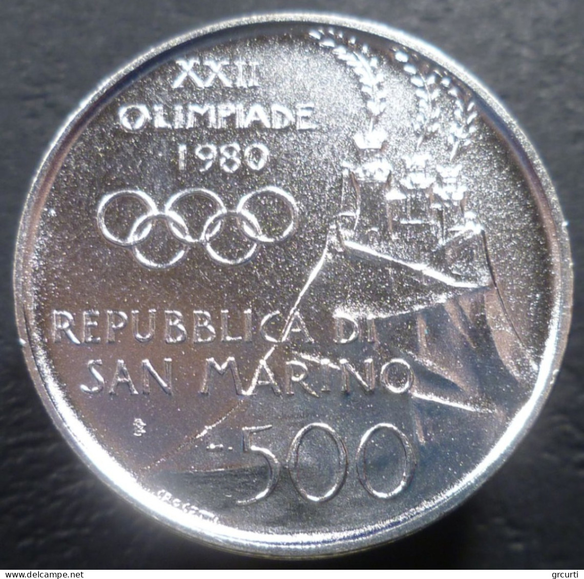 San Marino - 500 Lire 1980 - XXII Olimpiade - Gig. 238 - KM# 110 - San Marino