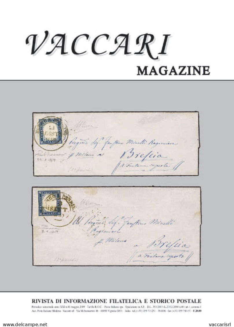 VACCARI MAGAZINE 
Anno 2009 - N.41 - - Handleiding Voor Verzamelaars