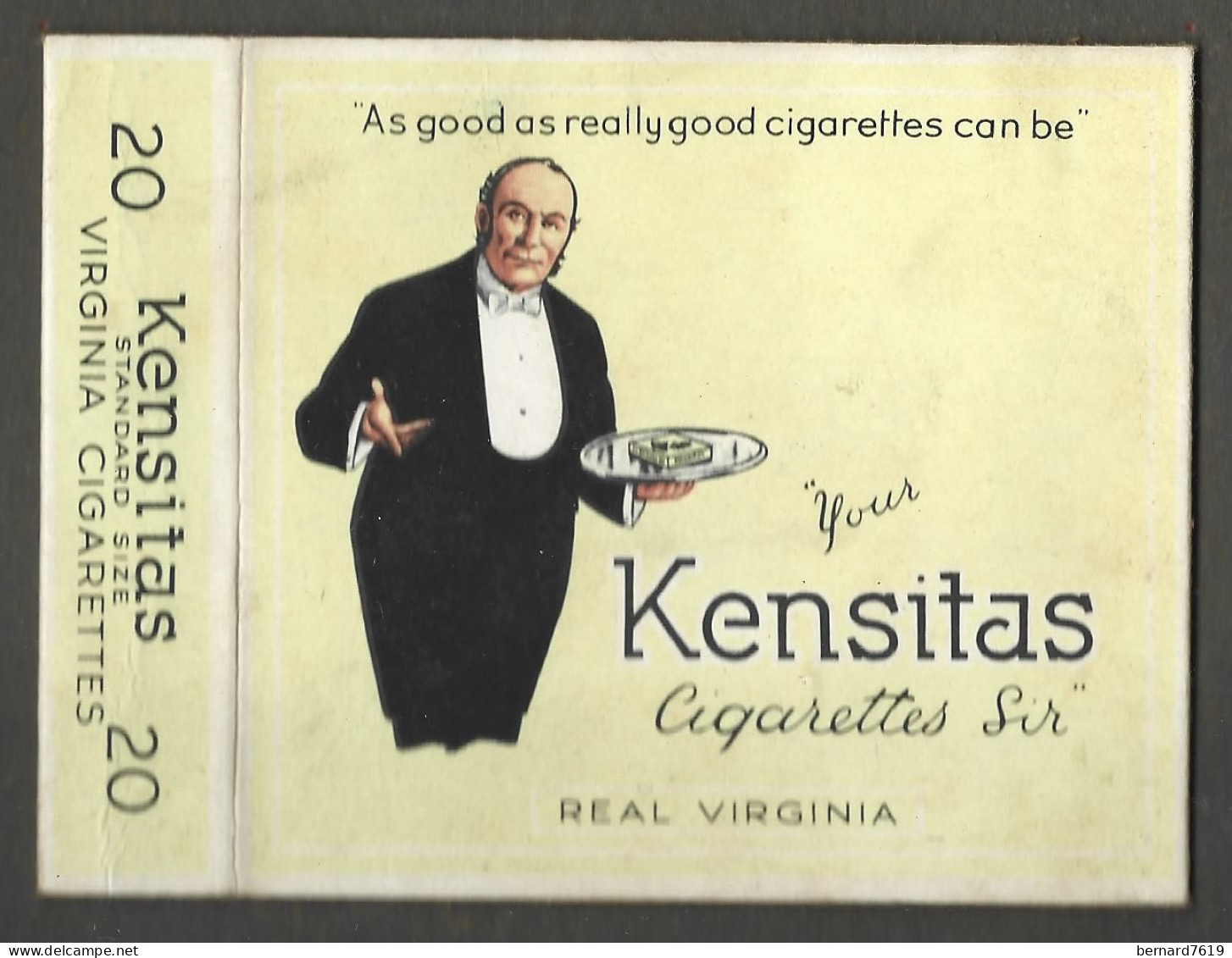 Etui Cigarette Cigarettes  -  Your  Kensitas  Cigarettes Sir  - Virginia  Cigarettes - Sigarettenkokers (leeg)