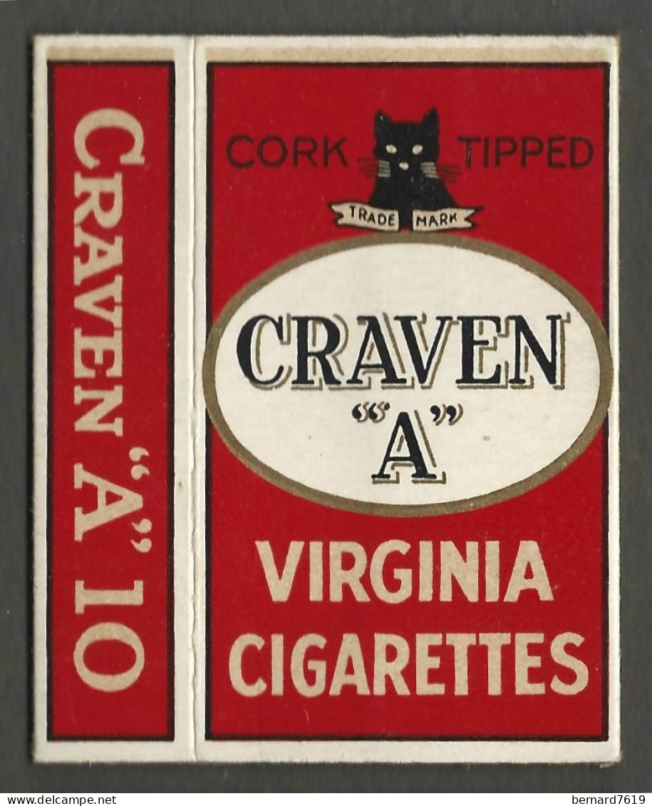 Etui Cigarette Cigarettes  -   Craven A  10  - Virginia  Cigarettes - Etuis à Cigarettes Vides