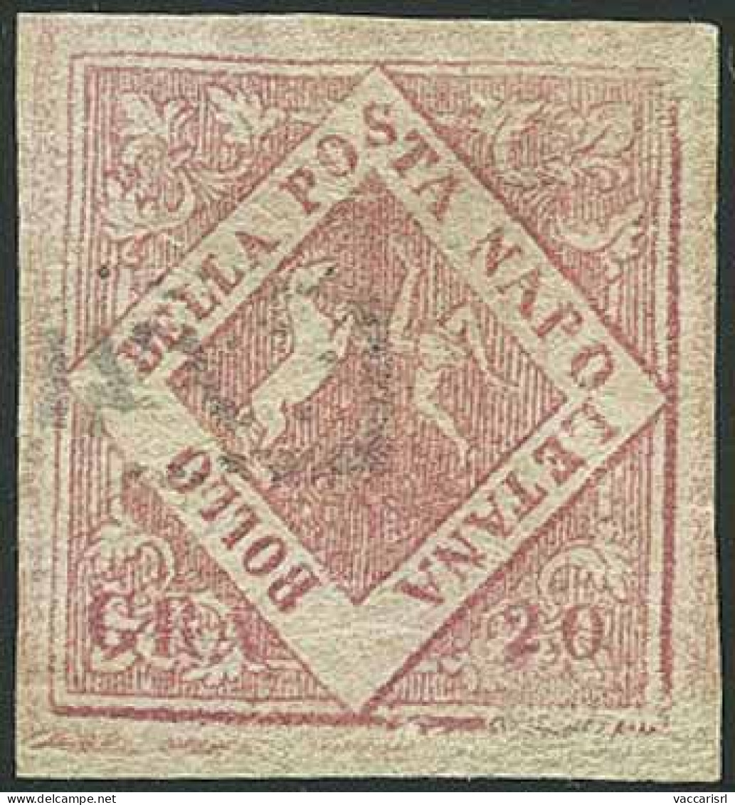 REGNO DI NAPOLI - PROVINCE NAPOLETANE - Tipologia: O - Gr.20 Falso Dell'epoca IV Tipo N.11FN - Sassone N.F11 - A.D. - P. - Napoli