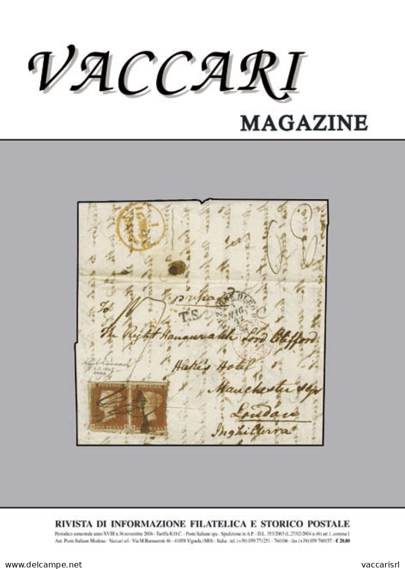 VACCARI MAGAZINE
Anno 2006 - N.36 - - Handbücher Für Sammler