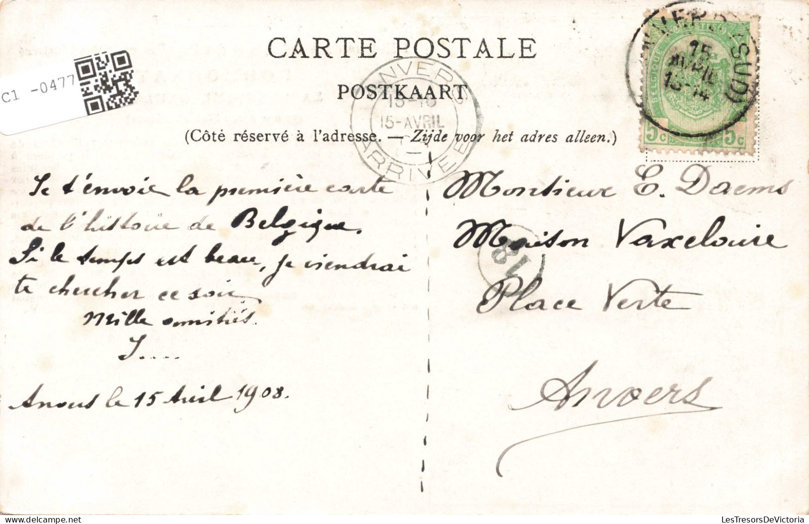 CELEBRITES - Personnages Historiques - Boduognat - La Belgique Gauloise - Carte Postale Ancienne - Personnages Historiques