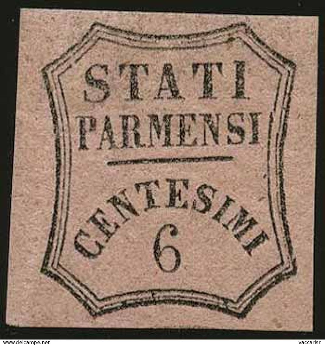 DUCATO DI PARMA - Tipologia: ** - Segnatasse Per Giornali - Non Utilizzato - C.6 Rosa Chiaro N.6SG - Sassone N.1A - P.V. - Parme