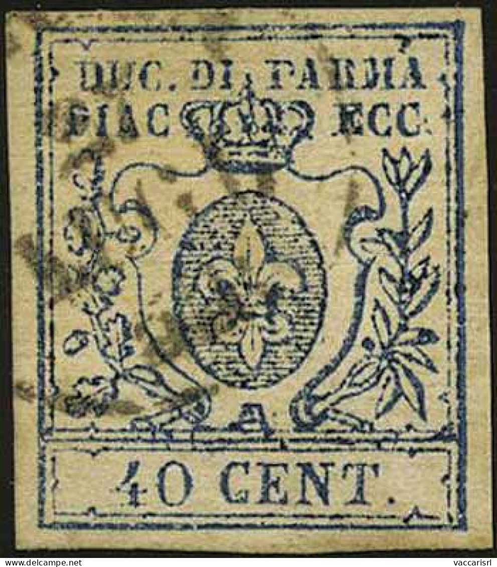 DUCATO DI PARMA - Tipologia: O - C.40 Azzurro N.22 - Sassone N.11 - A.D. - P.V.
Qualit&agrave;: "A" - 60544FOG - Parma
