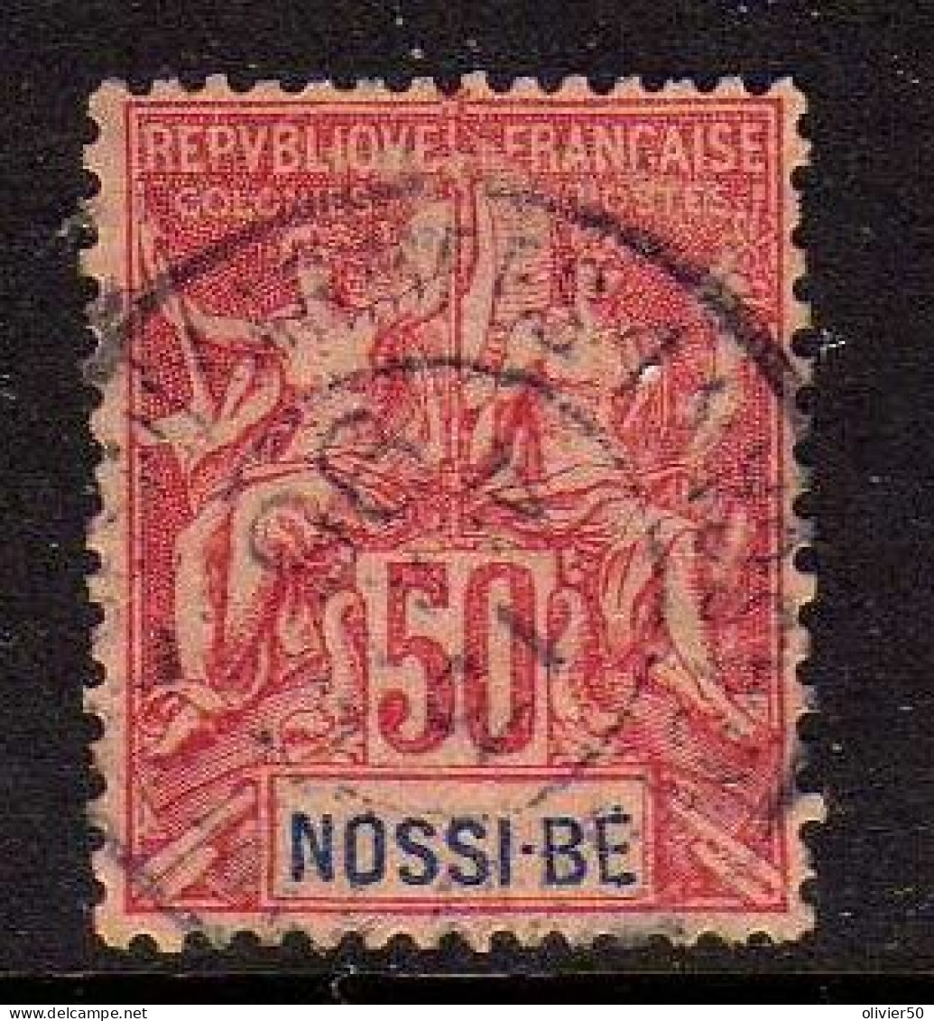 Nossi-Be - 1894 - 50c. Type Groupe - Oblitere - Usados