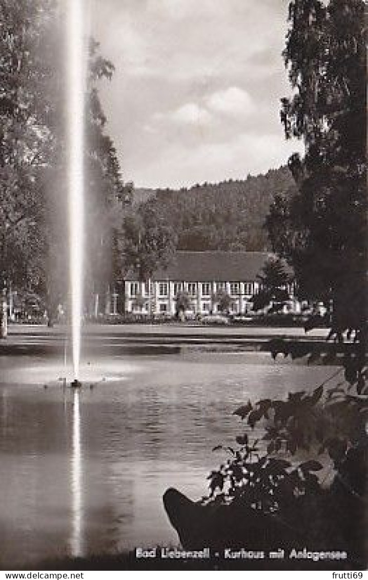 AK 189874 GERMANY - Bad Liebenzell - Kurhaus Mit Anlagensee - Hochschwarzwald
