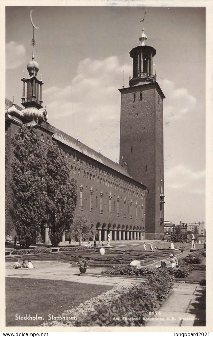 SWEDEN - PICTURE POSTCARD 1936 STOCKHOLM - DUISBURG/DE /1479 - Lettres & Documents