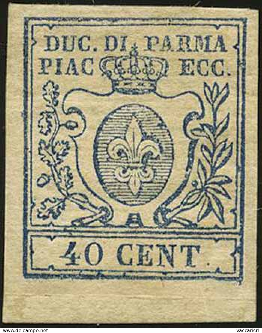 DUCATO DI PARMA - Tipologia: * - C.40 Azzurro N.22 - Sassone N.11 - A.D. - P.V.
Qualit&agrave;: "A" - 60541FOG - Parme