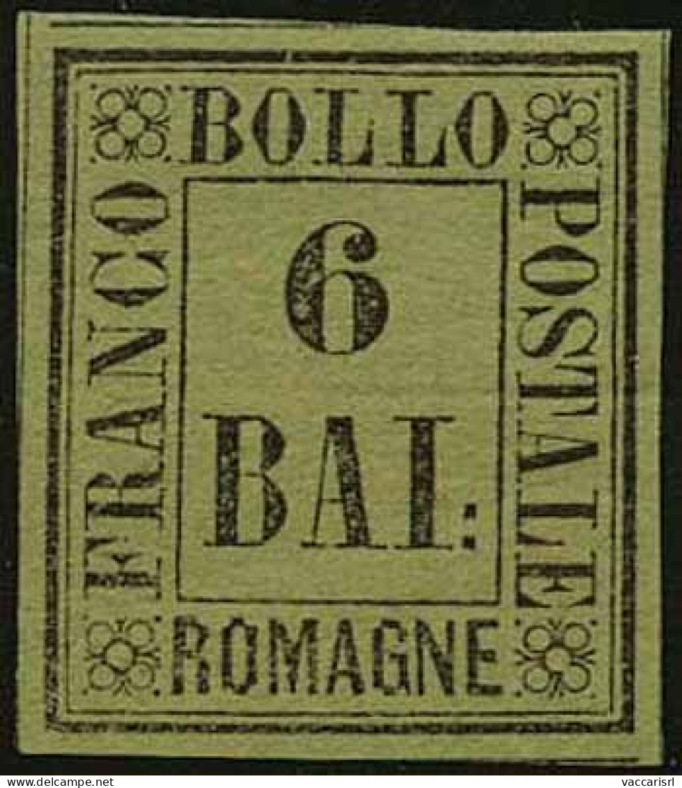 GOVERNO DELLE ROMAGNE - Tipologia: * - B.6 Verde Giallo N.7 - Sassone N.7 - P.V. 
Qualit&agrave;: "A" - 61998FOG - Romagna