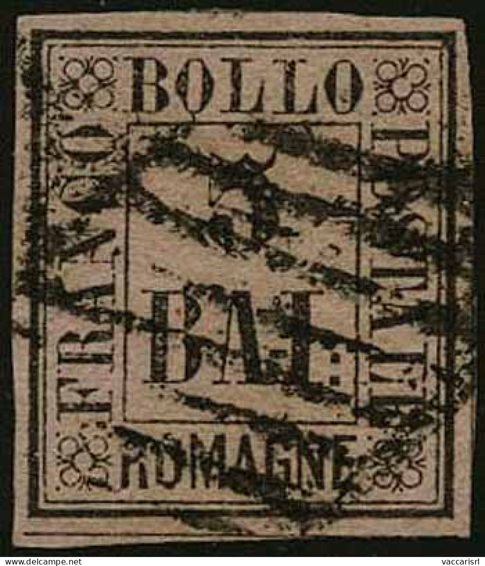 GOVERNO DELLE ROMAGNE - Tipologia: O - B.5 Violetto Grigio N.6 - Sassone N.6 - En.D. - P.V. 
Qualit&agrave;: "A" - 61995 - Romagne