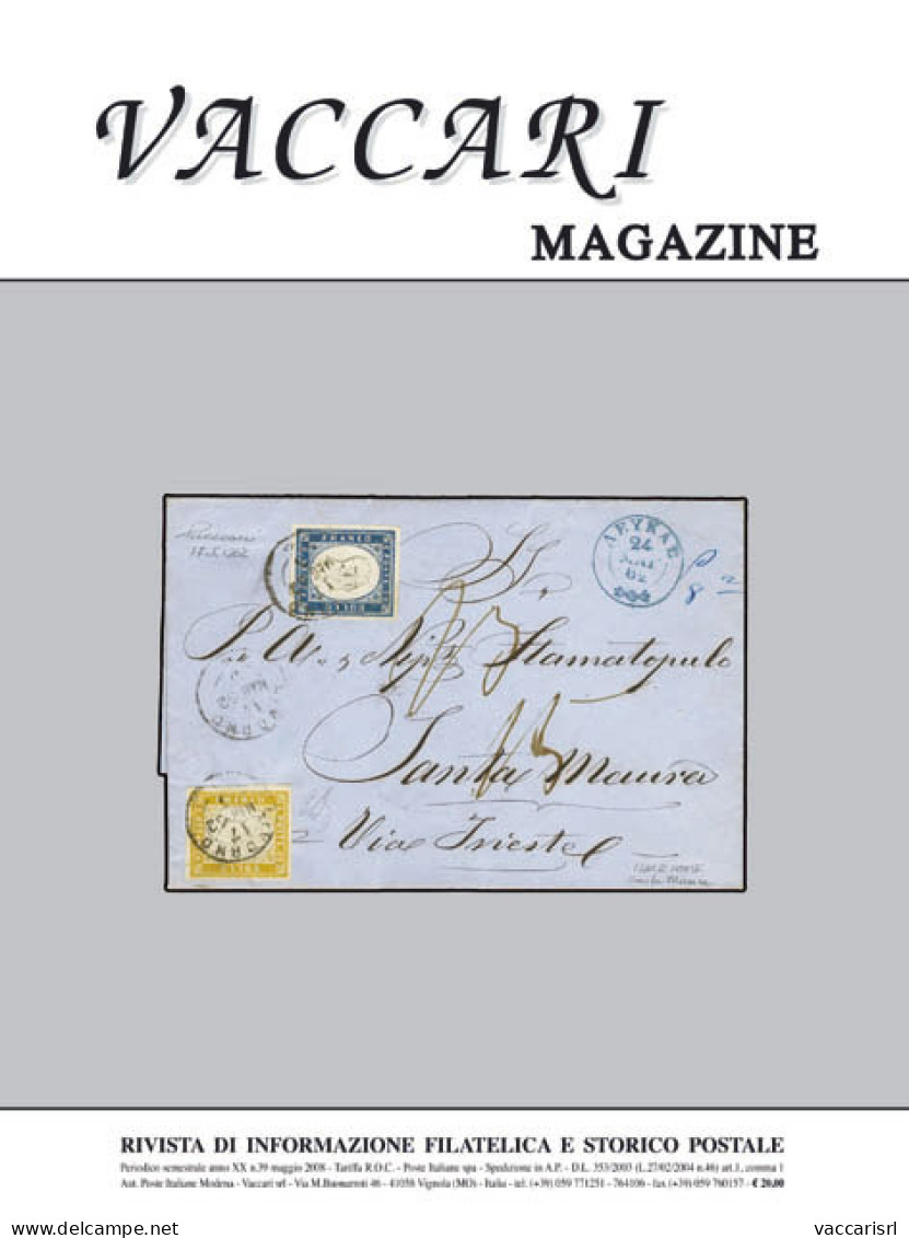 VACCARI MAGAZINE 
Anno 2008 - N.39 - - Manuels Pour Collectionneurs