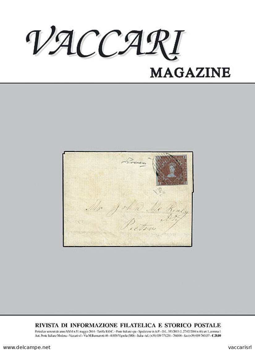 VACCARI MAGAZINE
Anno 2014 - N.51 - - Manuali Per Collezionisti
