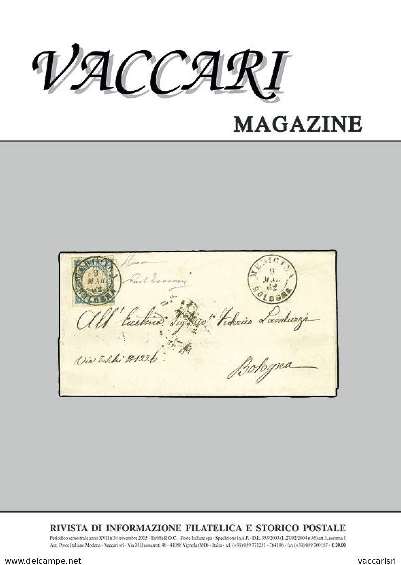 VACCARI MAGAZINE
Anno 2005 - N.34 - - Manuels Pour Collectionneurs