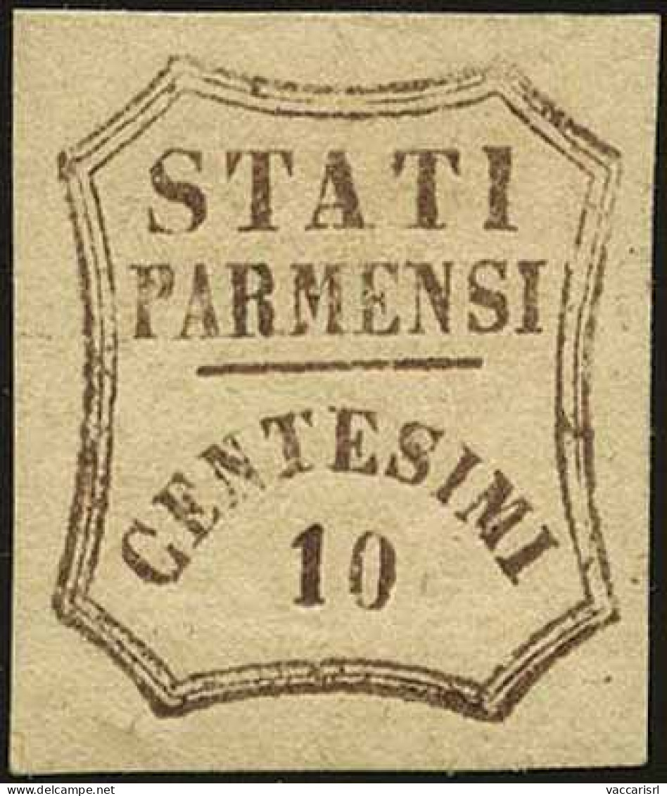 DUCATO DI PARMA - Tipologia: * - G.Provvisorio - C.10 Bruno N.27 - Sassone N.14 - A.D. - P.V.
Qualit&agrave;: "A" - 6063 - Parma