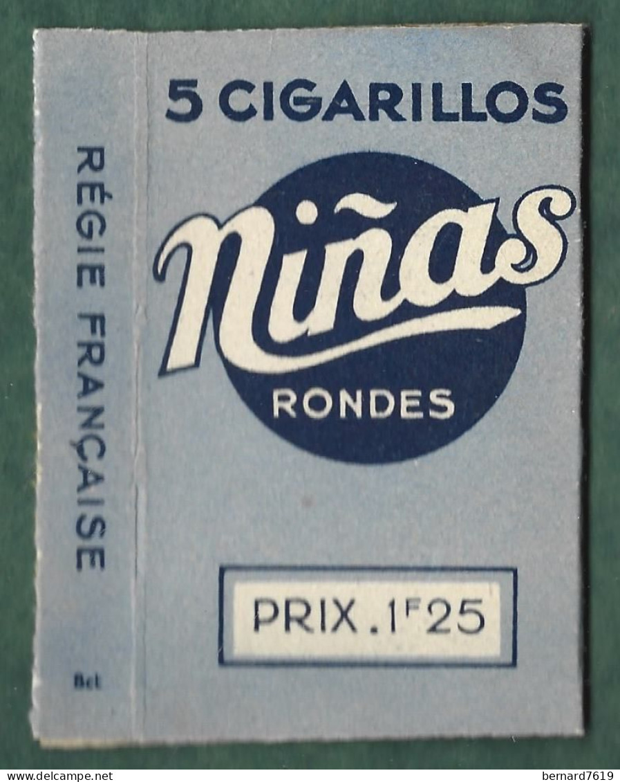 Etui Cigarette Cigarettes  -  Ninas  Rondes - Prx 1F25 - Regie Francaise - Empty Cigarettes Boxes