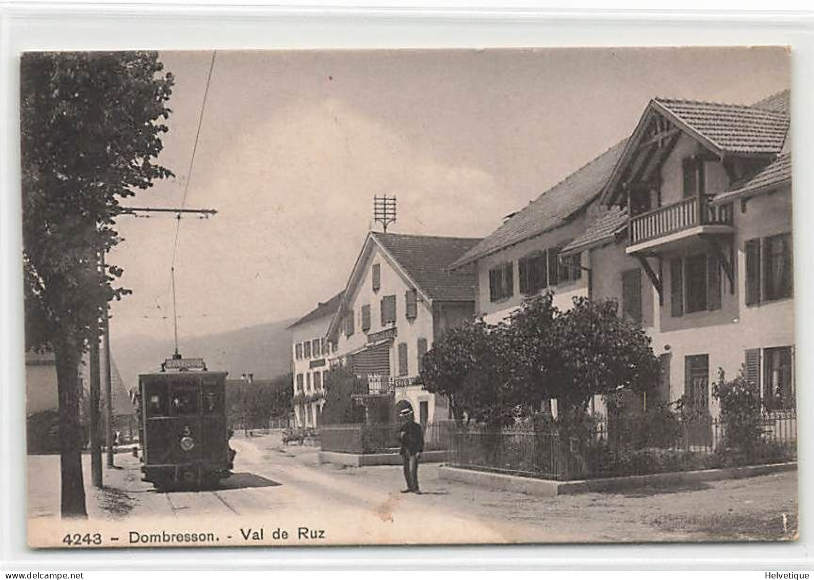 Dombresson Val De Ruz Tram Train Pub. Villiere - Dombresson 