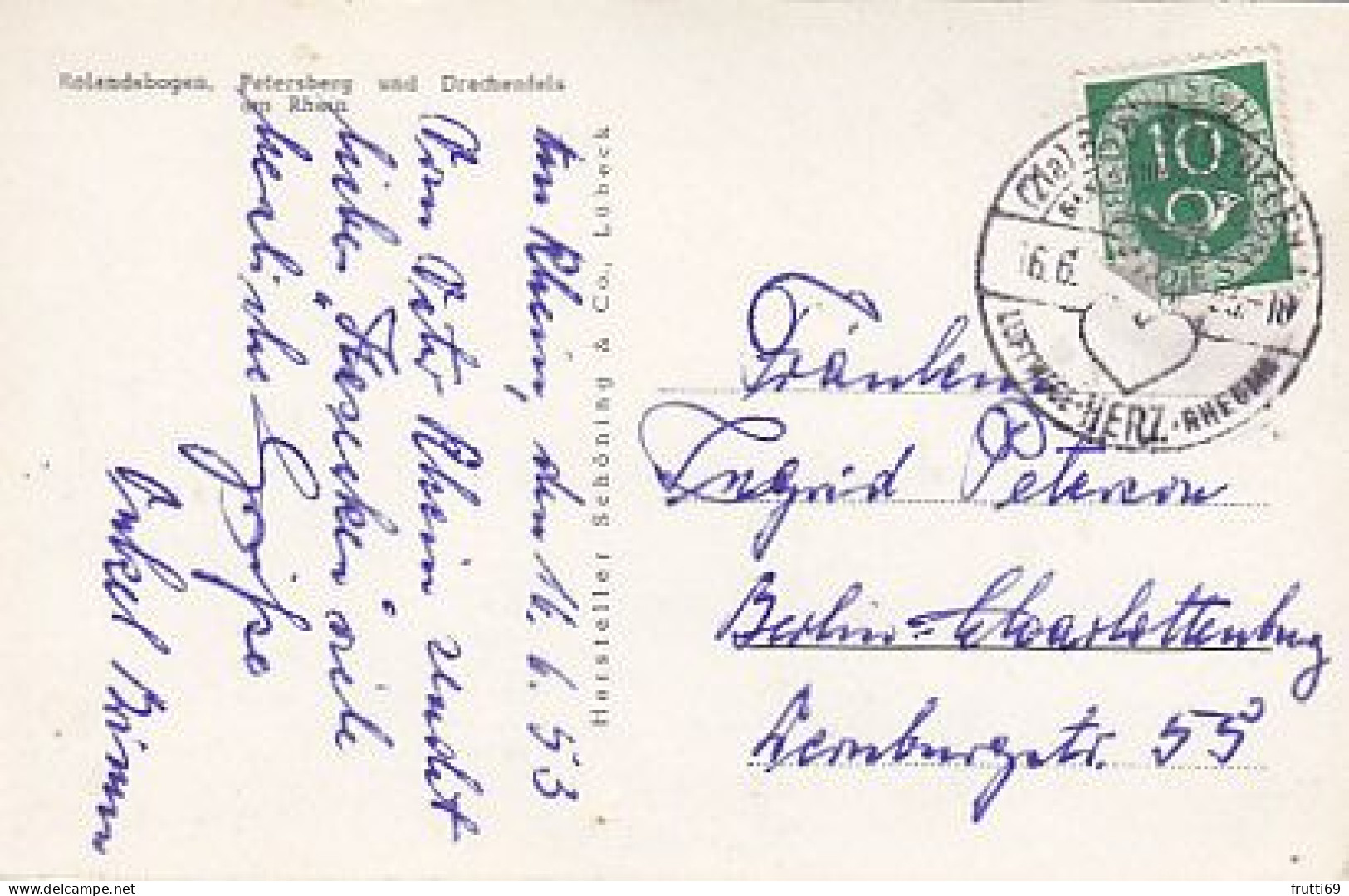 AK 189888 GERMANY - Rolandsborgen - Petersberg Und Drachenfels Am Rhein - Drachenfels