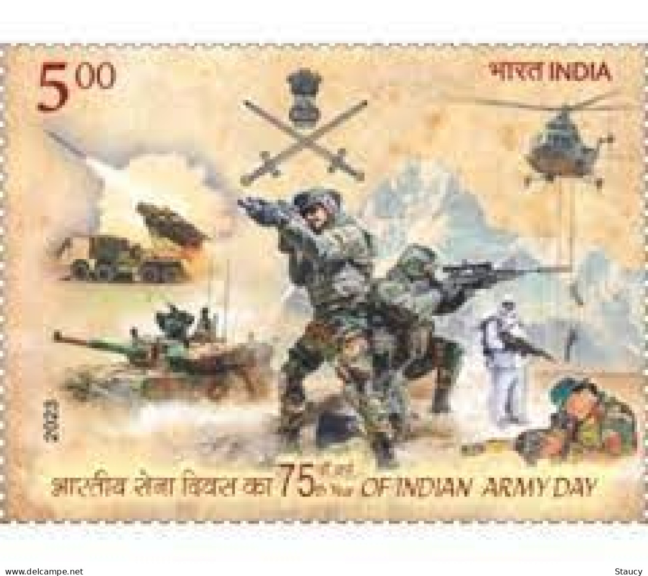 India 2023 Complete Year Collection of 74v Commemorative Stamps / year Pack MNH as per scan