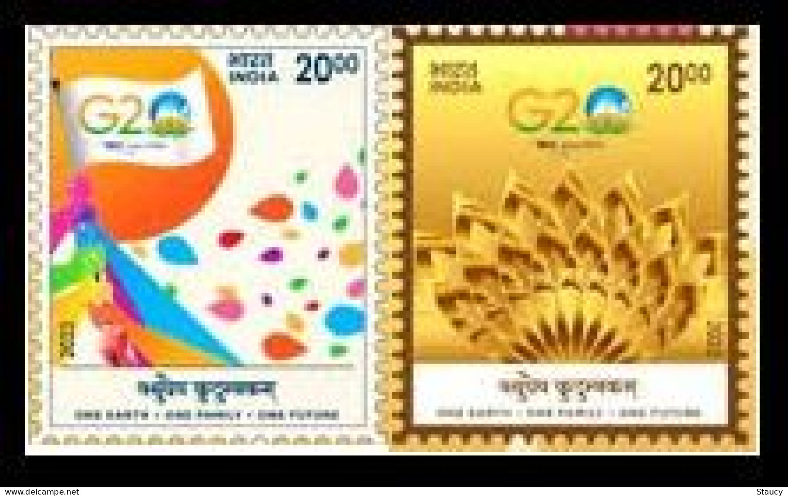 India 2023 Complete Year Collection of 74v Commemorative Stamps / year Pack MNH as per scan