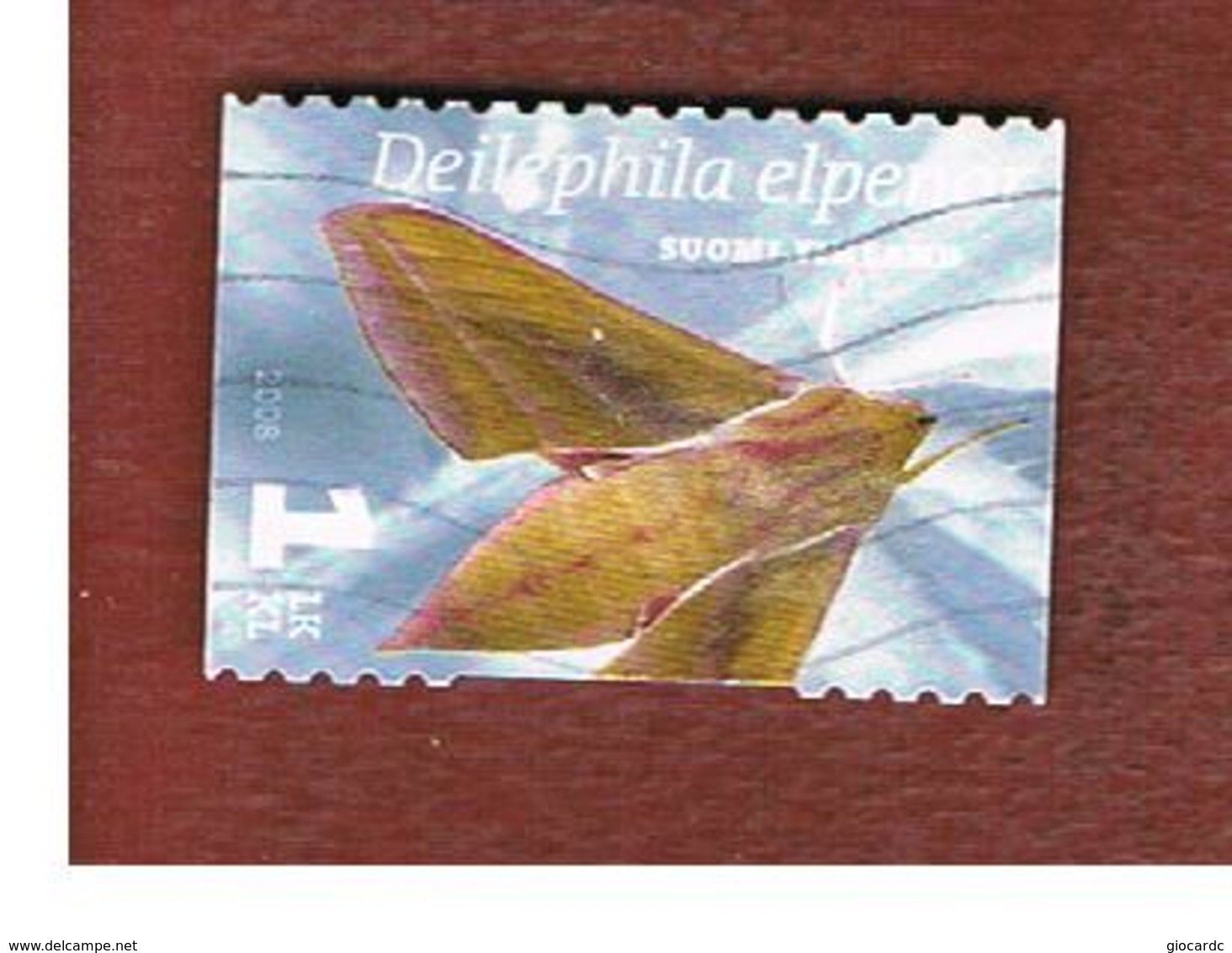 FINLANDIA (FINLAND) -  MI 1924  -  2008 MOTHS: DEILEPHILA ELPENOR     -       USED ° - Used Stamps