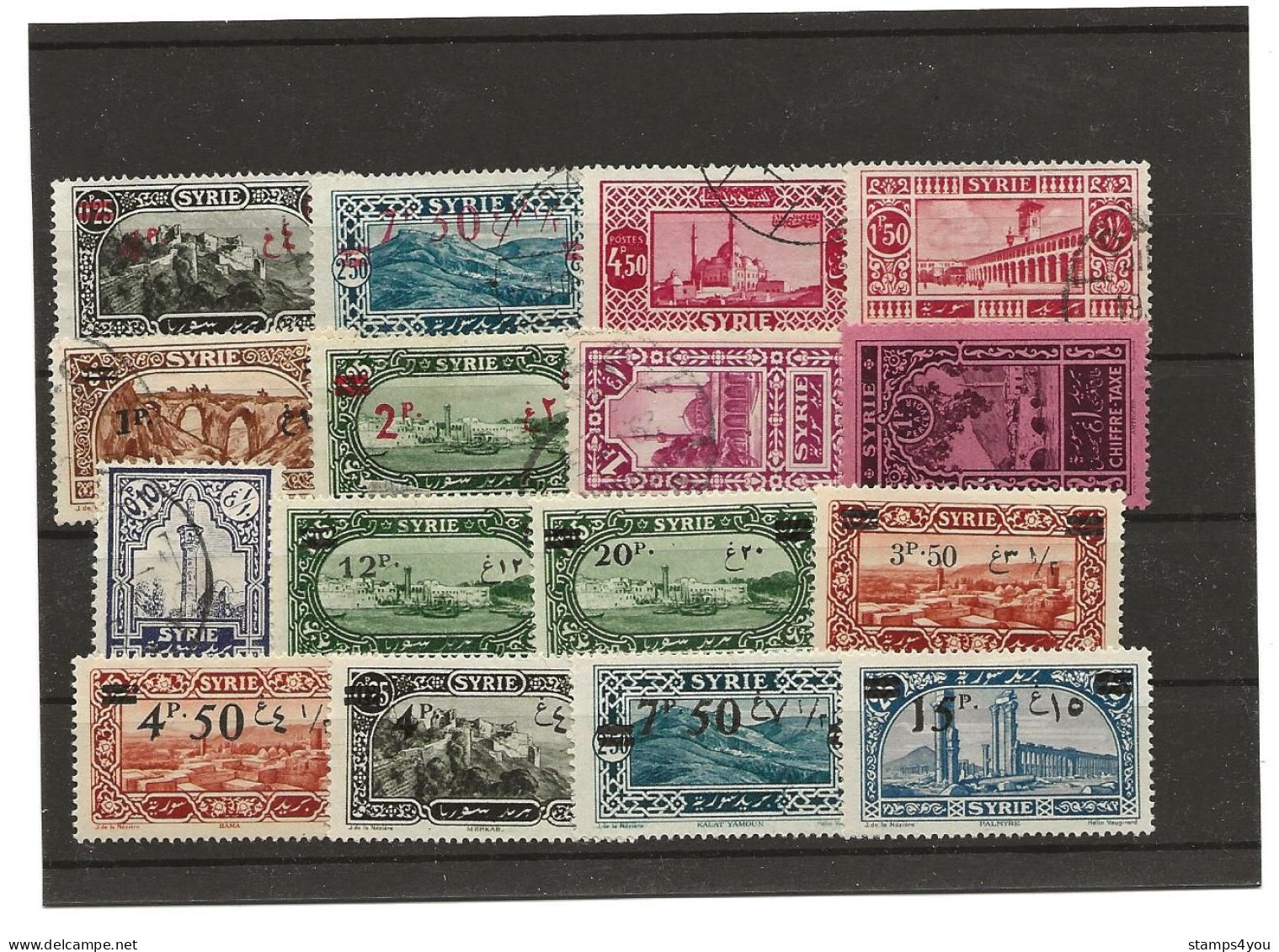 402 - 11 - Lot Timbres Oblitérés De Syrie - Oblitérés