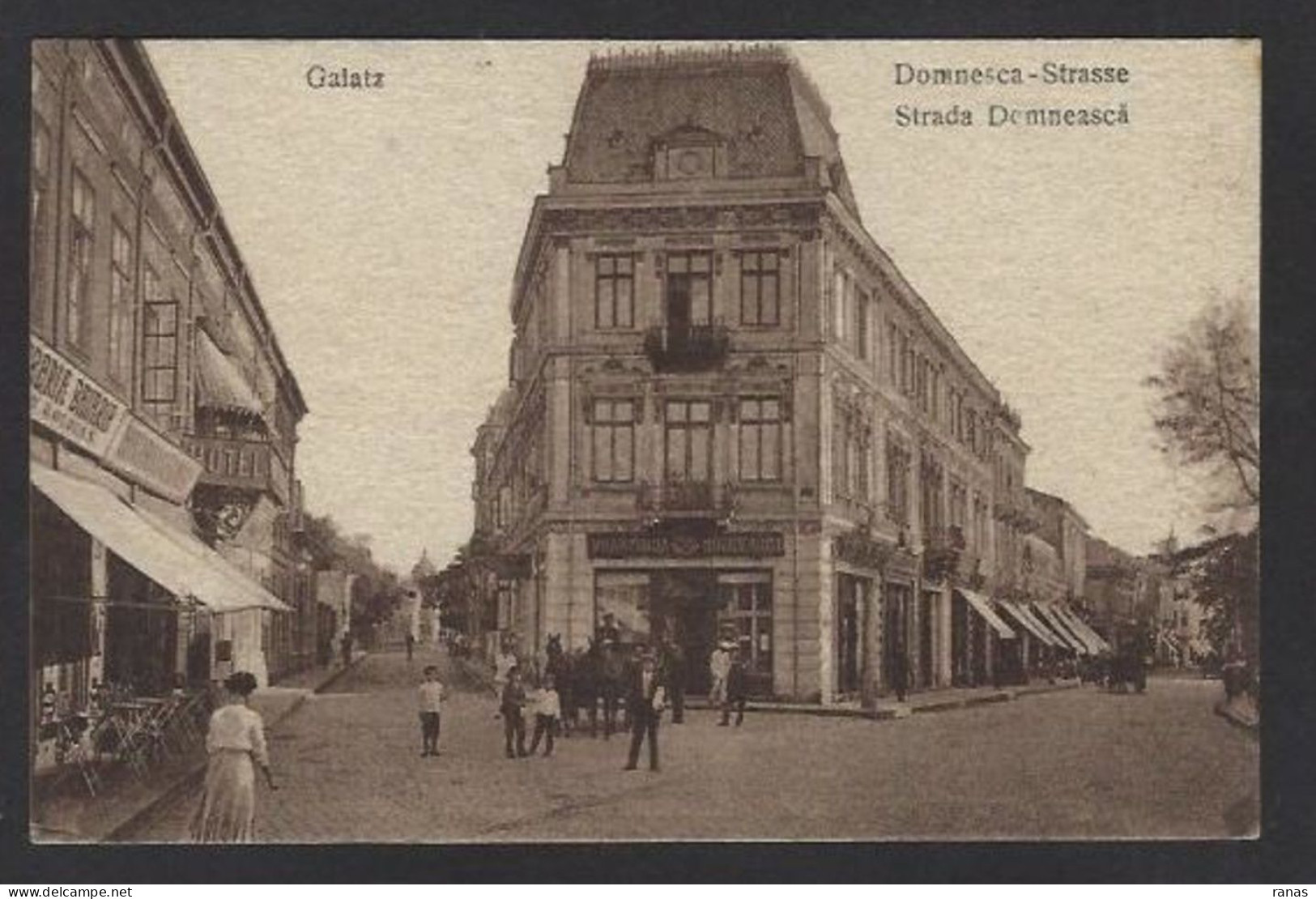 CPA Roumanie Romania Roemenie écrite Galatz - Roumanie