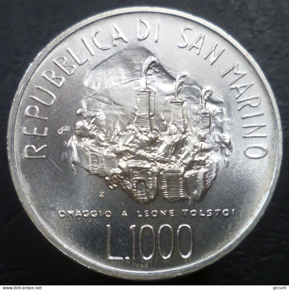 San Marino - 1.000 Lire 1978 - 150 Nascita Lev Nikolaevic Tolstoj - Gig. 182 - KM# 85 - San Marino