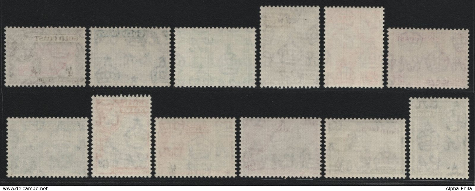 Goldküste 1952 - Mi-Nr. 138-149 ** - MNH - Queen Elizabeth II (II) - Goudkust (...-1957)